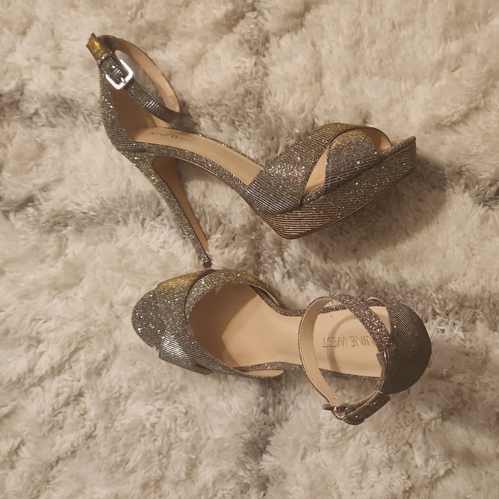 Size 9.5 NineWest high heel sandal